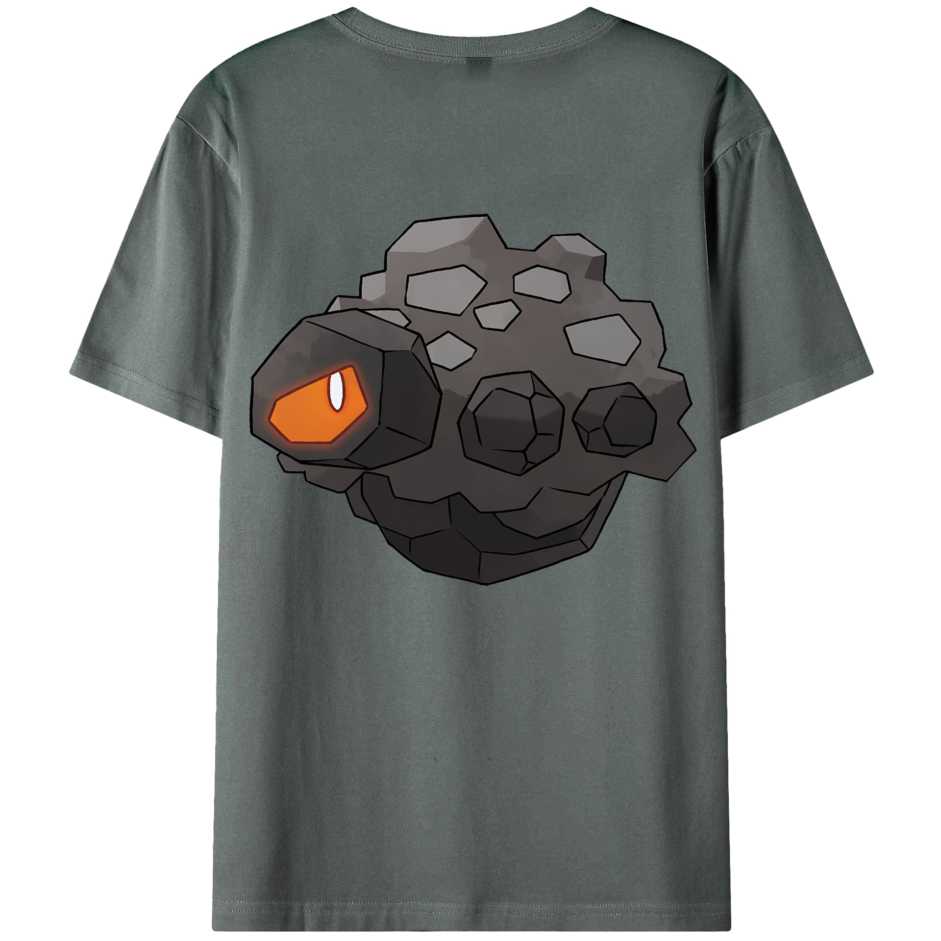 （画像用） ポケットモンスター Pokémon 綿100％ メンズ半袖Tシャツ（バックプリント） 通気性